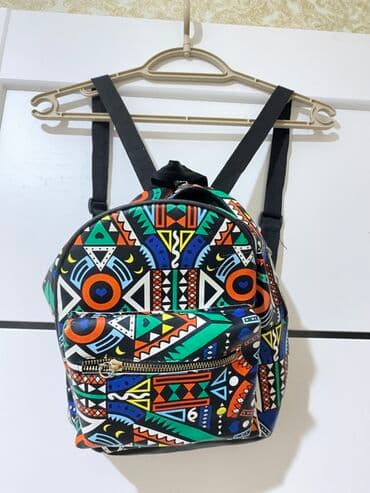 Uşaq üçün Rəngarəng naxışlı mini bel çantası (backpack) - Dizayn