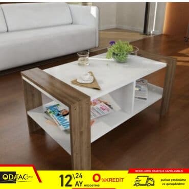 столешница для стола на заказ: Журнальный стол, Новый, Нераскладной, Ламинат, Прямоугольный стол — 1