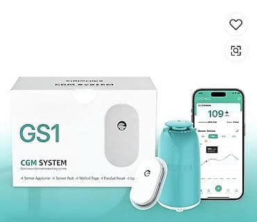 кожаная куртка бу: SIBIONICS GS1 CGM sistemi Bu sistem bədənə yapışdırılan sensor — 2