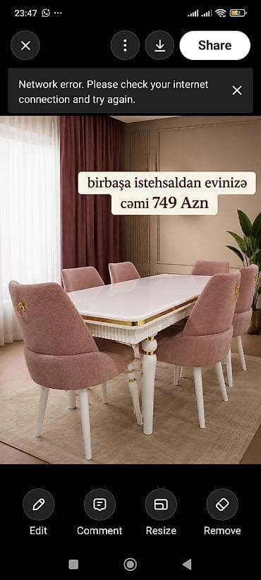 Mətbəx/Qonaq otağı üçün zərif yemək dəsti - 1 ədəd dikdörtqan formalı lalafo.az -da Mətbəx/Qonaq otağı üçün zərif yemək dəsti - 1 ədəd dikdörtqan formalı