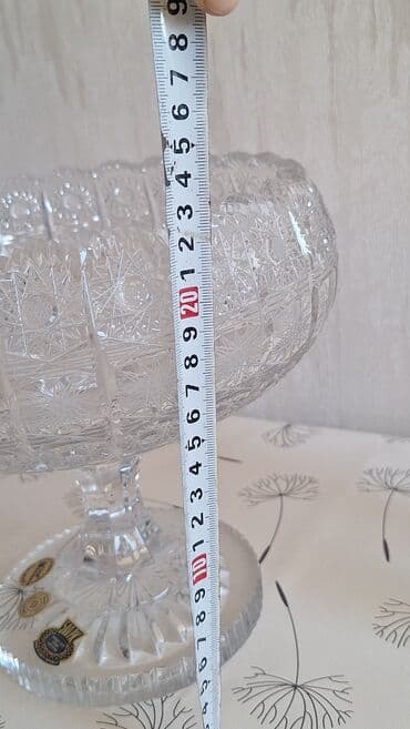 Opel: Kəpək naxışlı kəsmə şüşə dəst Tom xrustal - Material: qalın kəsmə — 4