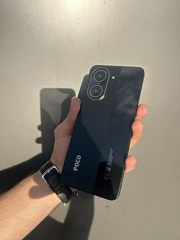 poco yeni: Poco C71, 128 GB, rəng - Qara, Face ID — 2