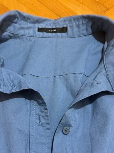 3 duymə koynək: Qadın köynəyi – Zero brendi - Rəng: mavi - Model: klassik uzunqol — 2