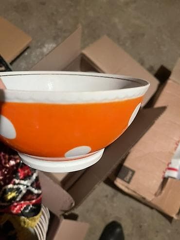 Süfrə ləvazimatları: Kasalar, rəng - Yaşıl, Keramika — 7