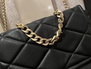 сумка на плечо: Çiyin çantası, Mango, İşlənmiş — 5