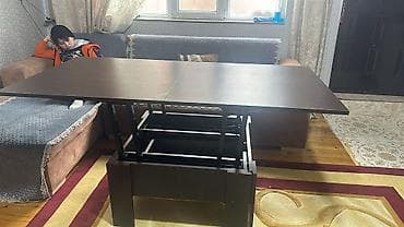 persil gel: Jurnal masası, Yeni, Transformer, MDF, Kvadrat masa — 3