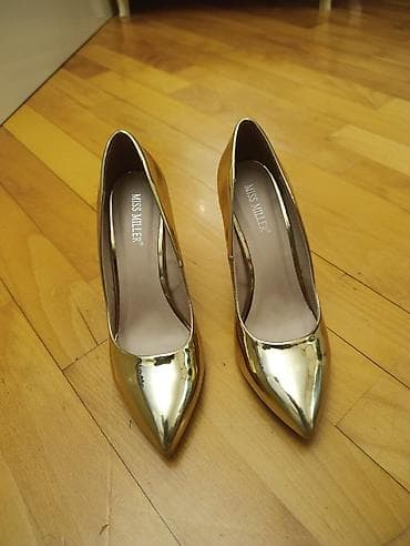 Tuflilər, Ölçü: 39, rəng - Qızılı, Yeni