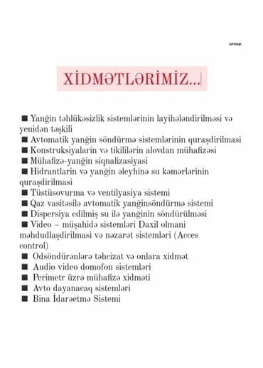 tent satışı: İstənilən növ yanğın söndürmə balonlarının satışı ve dolumu xidmeti — 9