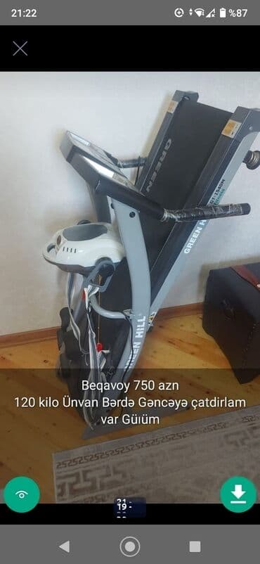 protein qiyməti: Trenajorlar qacis aparatlari idman aletleri sekillerde qiymet məlumat — 19