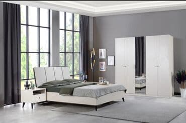 mebeı: İkinəfərlik çarpayı, Dolab, 2 tumba, Azərbaycan, Yeni — 2