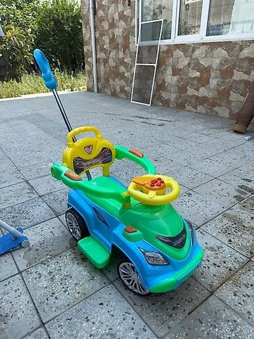 deri plas: Uşaq üçün ayaqla idarə olunan minik maşını – “Magic Car” - Rənglər — 2