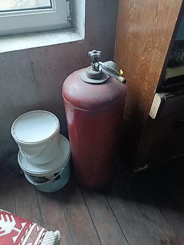 Məişət texnikası və avadanlıq dəsti - Qaz balonu: Metal gövdəli