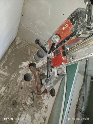 Digər tikinti xidmətləri: #Betonkesme #betondeşmə Beton kubik kərpic - dən kəsim deşim — 13