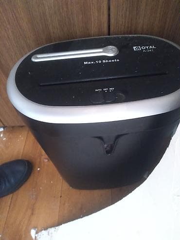 Oyal A-341 kağız doğrayıcı - Maksimum 10 vərəqə qədər eyni anda