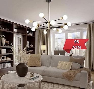 goz muncuğu: Çılçıraq, 10 və daha çox lampa, Metal — 1