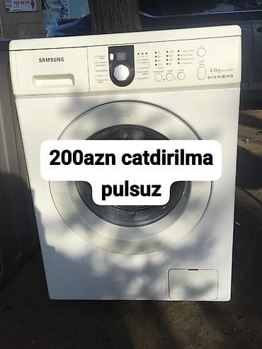 samsung c3 ekran: Paltaryuyan maşın Samsung, 6 kq, Avtomat, Qurutmasız, Kredit yoxdur — 1
