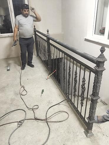 Beton və beton məmulatları: Yeni Pilləkən məhəccəri, Dəmir, Pulsuz çatdırılma — 2