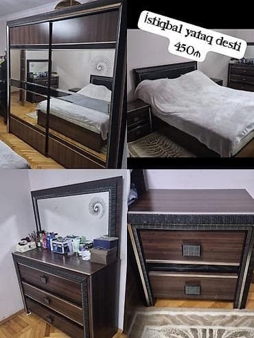 İkinəfərlik çarpayı, Dolab, Termo, 2 tumba, İşlənmiş