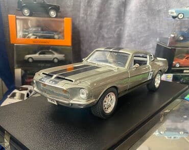 metbex tavan modelleri: Коллекционная модель SHELBY MUSTANG GT500KR silver 1968 Road — 6