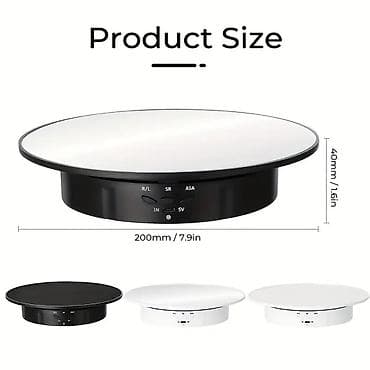 mini video camera: Elektrik fırlanan displey platforması – foto/video çəkilişi, vitrin — 4