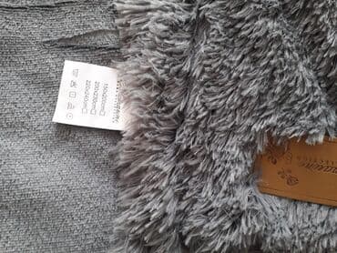 вязаный плед: Yeni rəng - Boz Pled, Pulsuz çatdırılma — 3