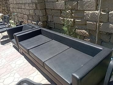 Дом и сад: Dəri divan,deri.Normal veziyetde.Təcili satilir — 2