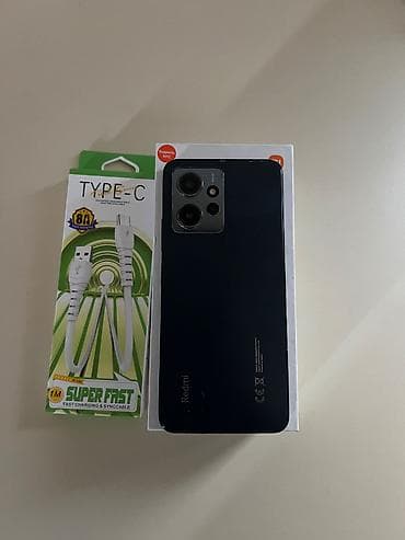 redmi a10: Redmi Note 12, 128 GB, rəng - Qara, Sensor, Face ID — 7