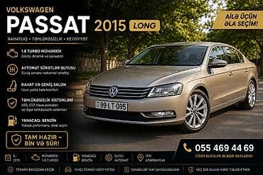 cruz 2015: Volkswagen Passat: 1.8 l | 2015 il Sedan — 1