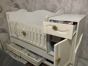 cən 2 ton: Oğlan və qız üçün, İşlənmiş, Beşik, Komod — 4