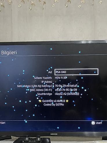 hart disk: PlayStation 4 Cuh1006a 1tb təmizdir çox az səs çıxardır (Original — 9