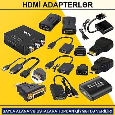soyducu mini: HDMİ Adapterlər SAYLA ALANA VƏ USTALARA TOPDAN QİYMƏTLƏ VERİLİR! ⭐HDMİ — 1