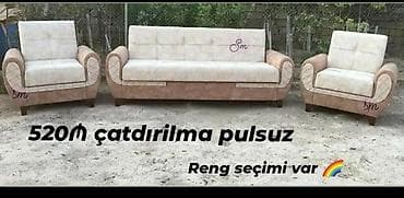 Klassik dizaynlı 3 parça dəst: - 1 ədəd üçlü divan - 2 ədəd iri kreslo lalafo.az -da Klassik dizaynlı 3 parça dəst: - 1 ədəd üçlü divan - 2 ədəd iri kreslo