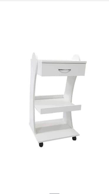 Etejerka Daşıyıcı Katalka Kosmetoloji təkərli daşıyıcı 3 mərtəbə bir