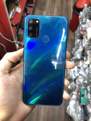 Honor 9X, 64 GB, rəng - Mavi, Barmaq izi, Face ID, İki sim kartlı