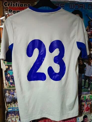 idman kişi şortları: Futbolka, M, rəng - Ağ — 2