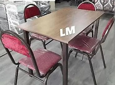 tap az masa ve oturacaqlar: Mətbəx masası, Yeni, Qatlanan, Metal, Yumru masa — 4