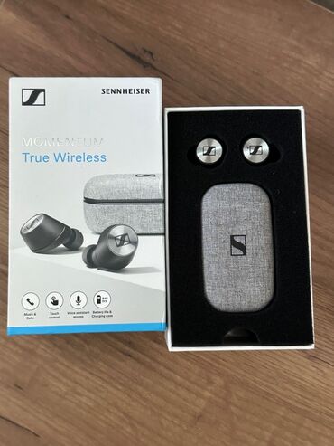 nauşnik: Yeni Simsiz (Bluetooth) Qulaqcıqlar, Sennheiser, rəng - Qara — 1