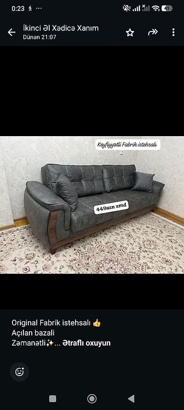 Hazır original Fabrik istehsalı 
Çatdırılma gün ərzində 
Xedice xanım — 2