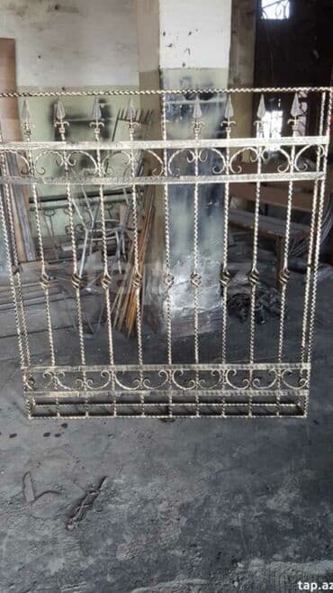 aluminium qapi pencere qiymetleri: Demir barmagliglar Məhəccərlər Raşotkalar Istenilen formanin — 3