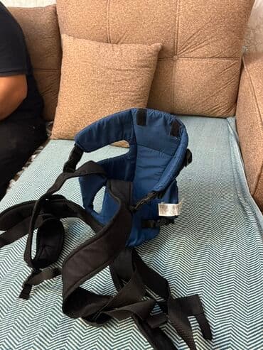 Araba-beşiklər: Uşaq daşıma kəfəsi (baby carrier) - Rəng: tünd mavi (korpus) + qara — 3