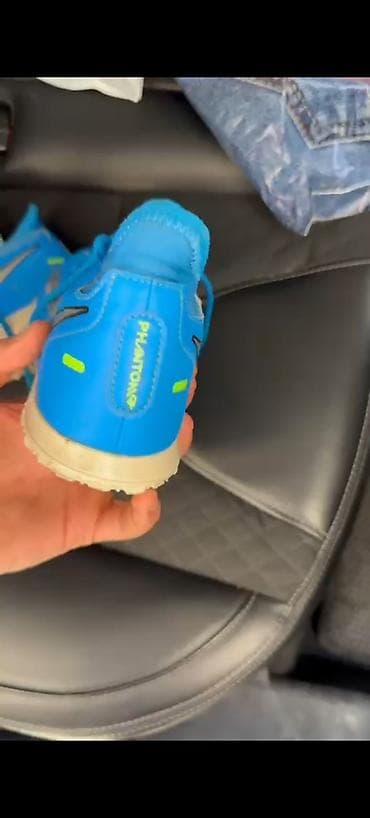 collagen 3 in 1: Nike Phantom GT futbol butsaları (TF) - Rəng: parlaq mavi, gümüşü — 4