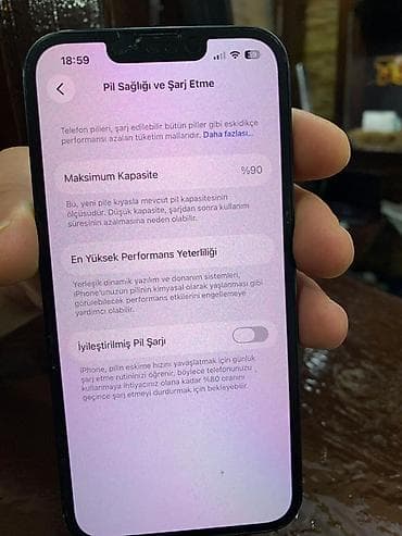 ikinci el iphone 13: IPhone 13, 128 GB, Mavi, Face ID — 4