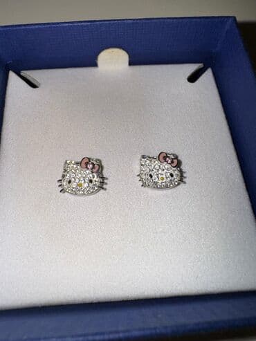 детские лонгсливы: Sırğa, Swarovski, Gümüş, Ünvandan götürmə — 3