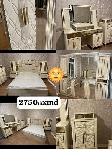 İkinəfərlik çarpayı, Termo, Dolab, 2 tumba, Yeni