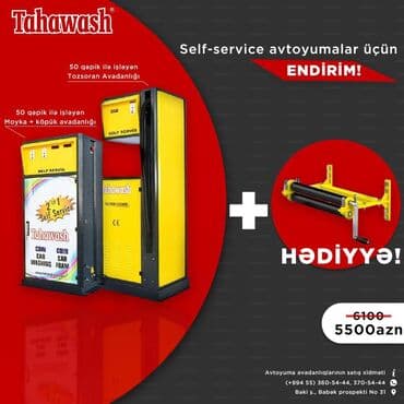 avtoyuma icareye verilir 2020: 50 qepik moyka aparatı ve tozsoran Avto moyka avadanlıqları Maşın — 1