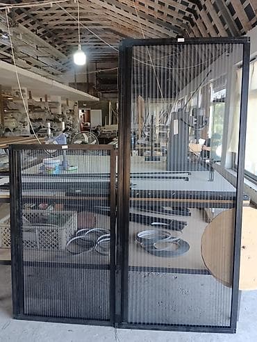 Qapı üçün 75 pəncərə 45 azn Plisse ağcaqanad toru – sürgülü qapı üçün