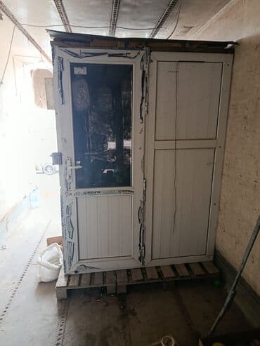 эскадерм крем для чего: PVC vitrinli kiosk/leylağı üçün hazır modul - Material: ağ rəngli PVC — 1