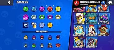 stranger things yumurta: Brawl Stars oyun hesabı – yüksək trofey və zəngin kosmetik kolleksiya — 7