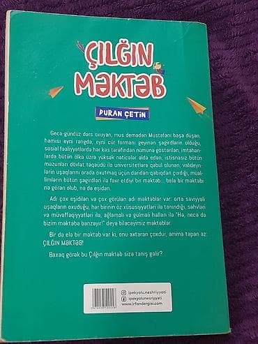 dost: “Çılğın Məktəb” – Duran Çetin Janr: uşaq/yeniyetmə romanı Nəşriyyat — 2