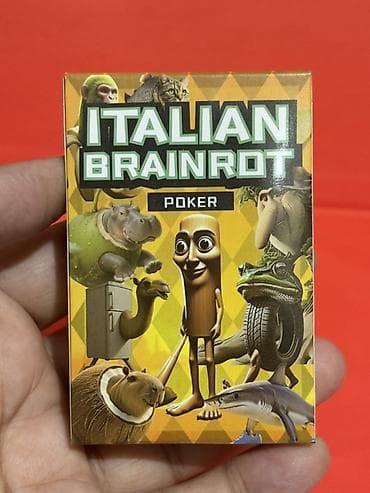 mafia kartlari: Italian Brainrot – Poker Kartları Dəsti - Mövzu: “Italian Brainrot” — 5